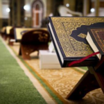 Mushhaf-Quran-on-Stand-in-Mosque